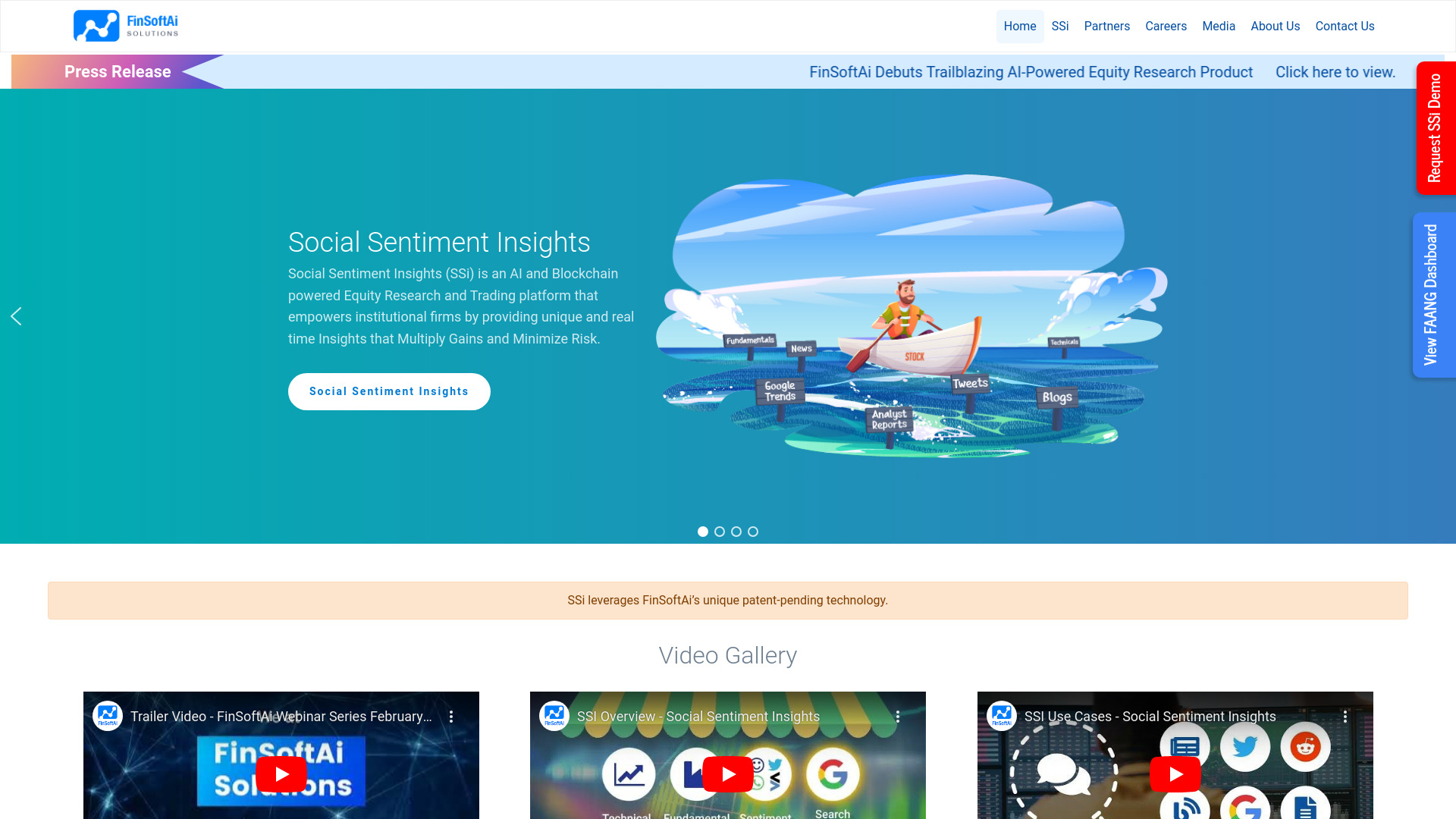 FinSoftAi - Social Sentiment Insights (SSi)