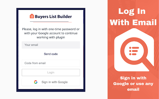 Cash Buyers List Extension - 谷歌插件