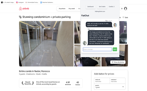 AI Airbnb/Idealista Chat Extension - 谷歌插件