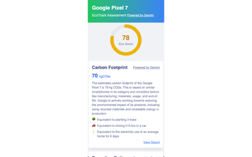 EcoTrack Chrome Extension - 谷歌插件