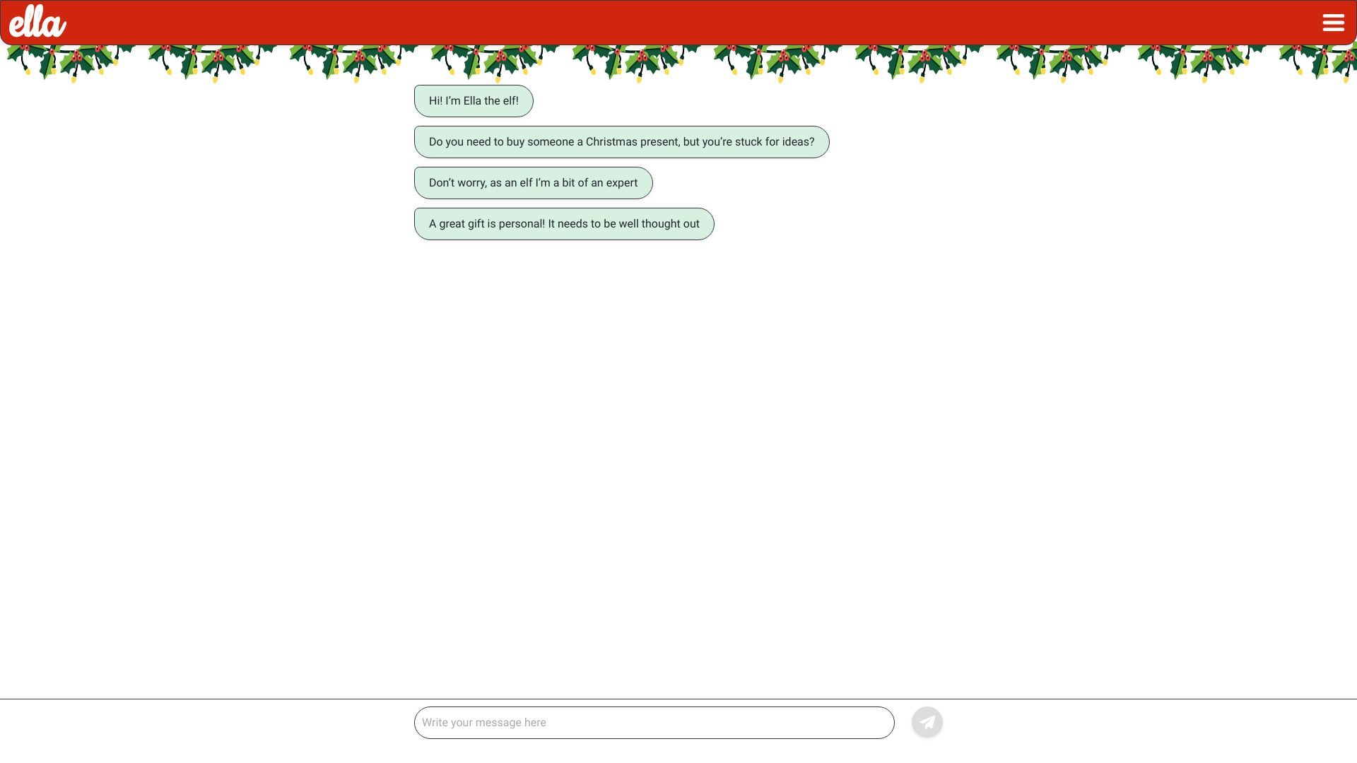 Ella the Gift Finder