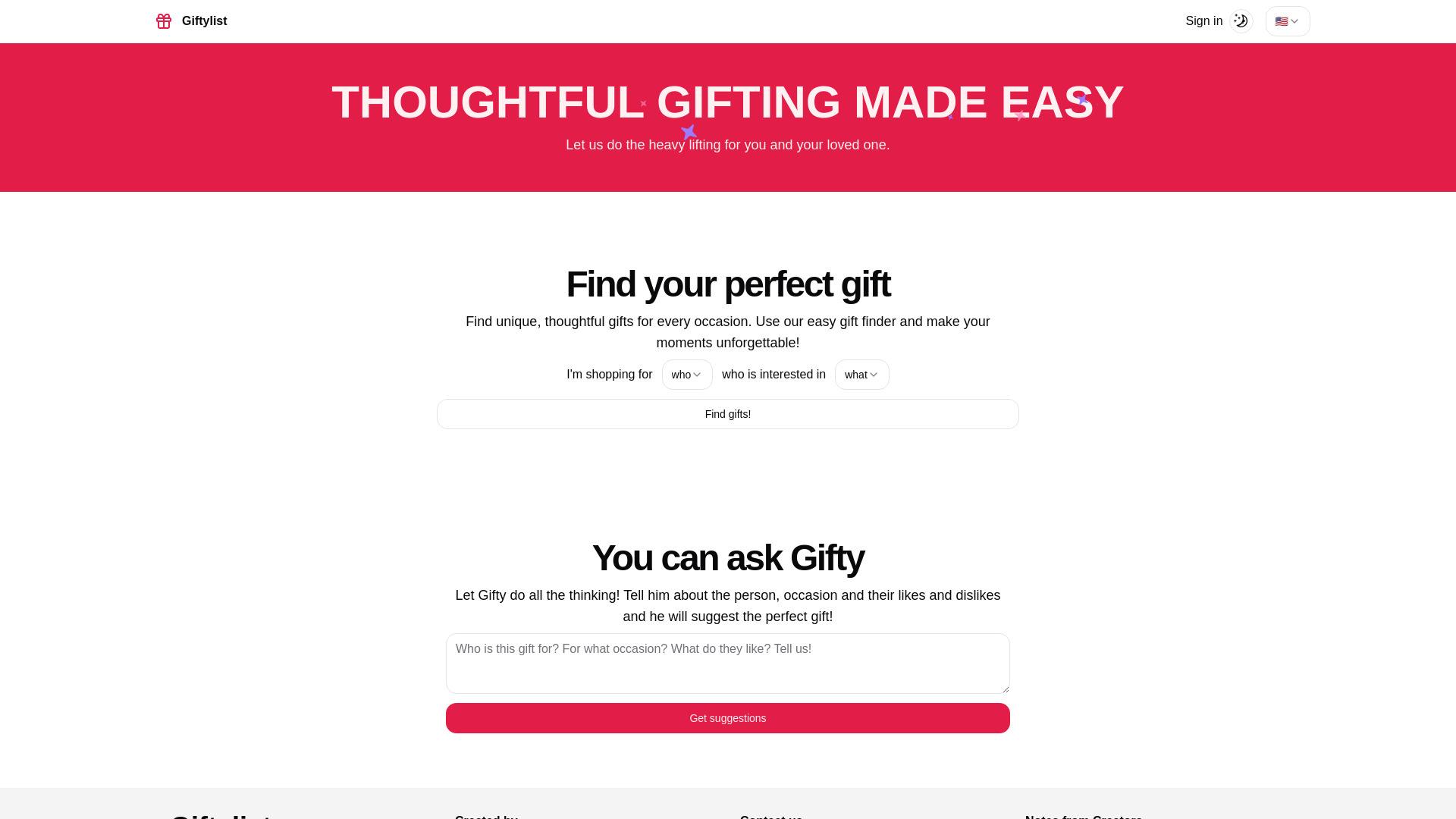 Giftylist