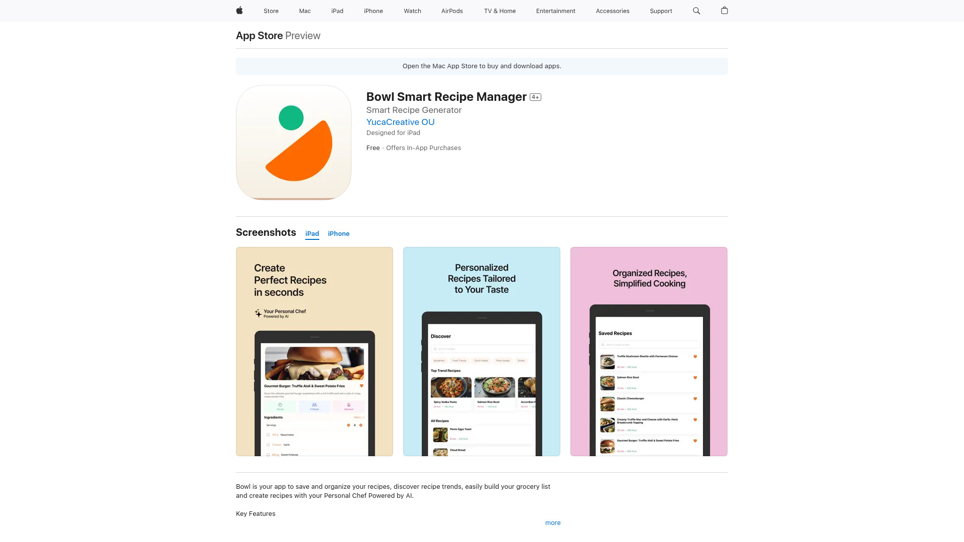 Bowl Smart Recipe Manager