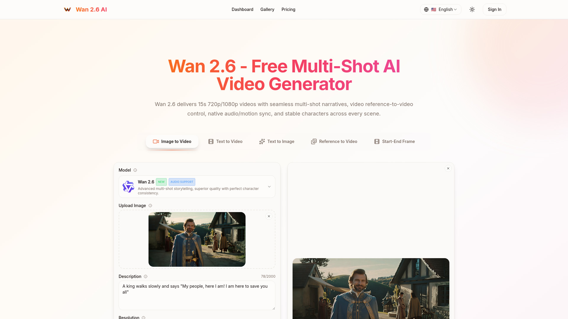 Wan 2.6 AI