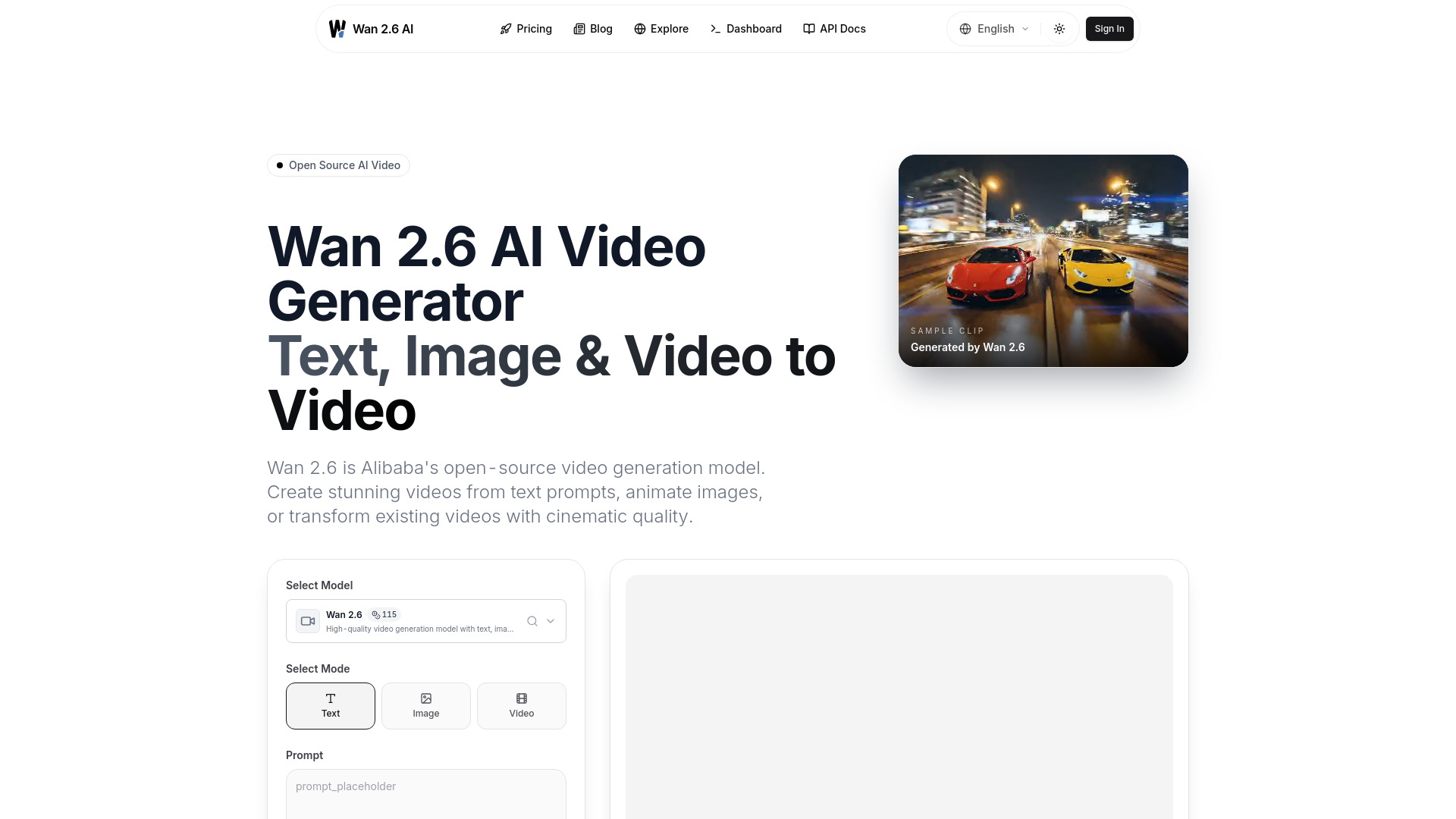 Wan 2.6 AI