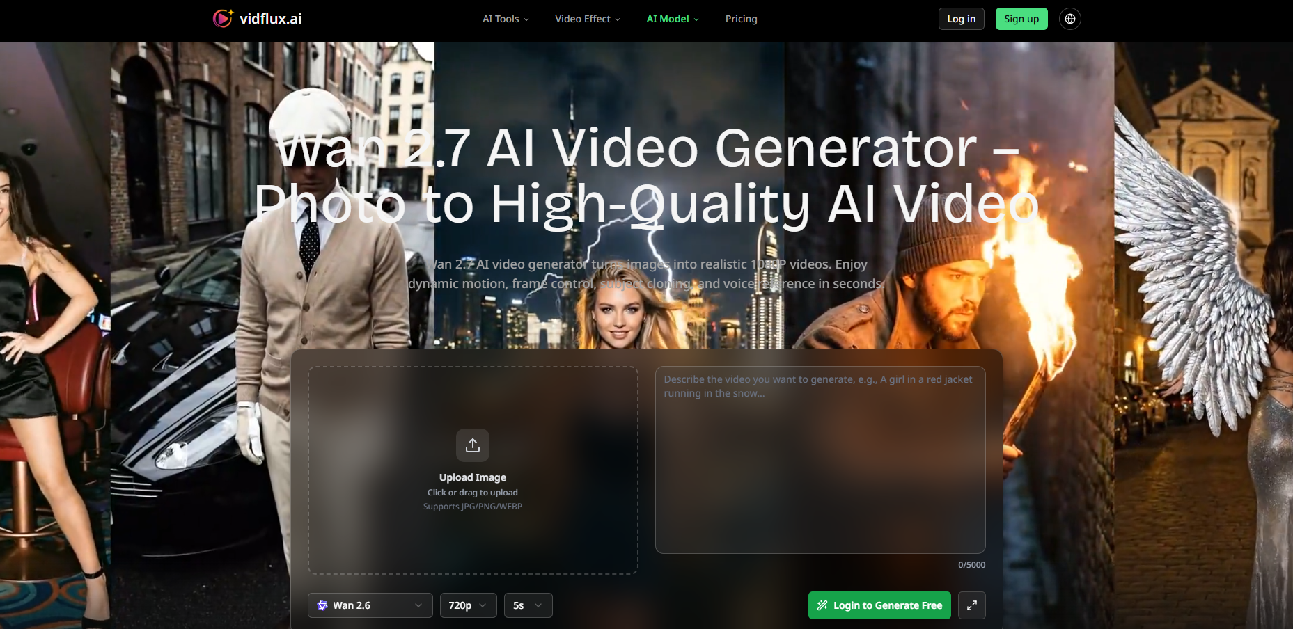 Wan 2.7 AI Video Generator