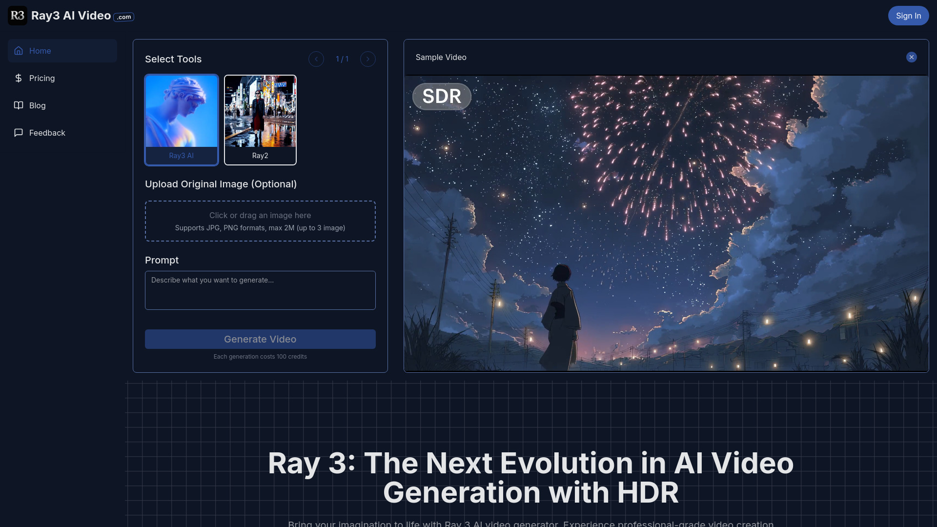 Ray 3 AI Video