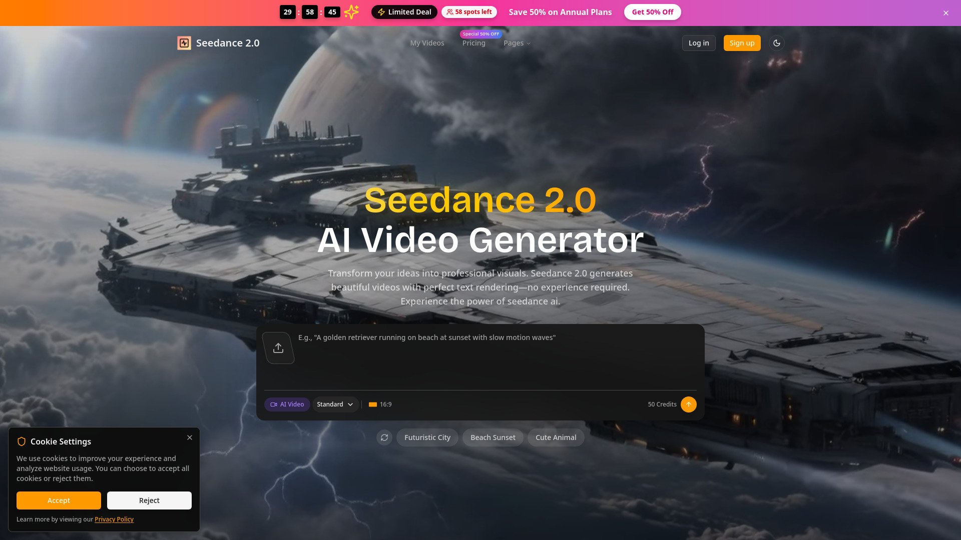 Seedance 2.0 AI Video Generator