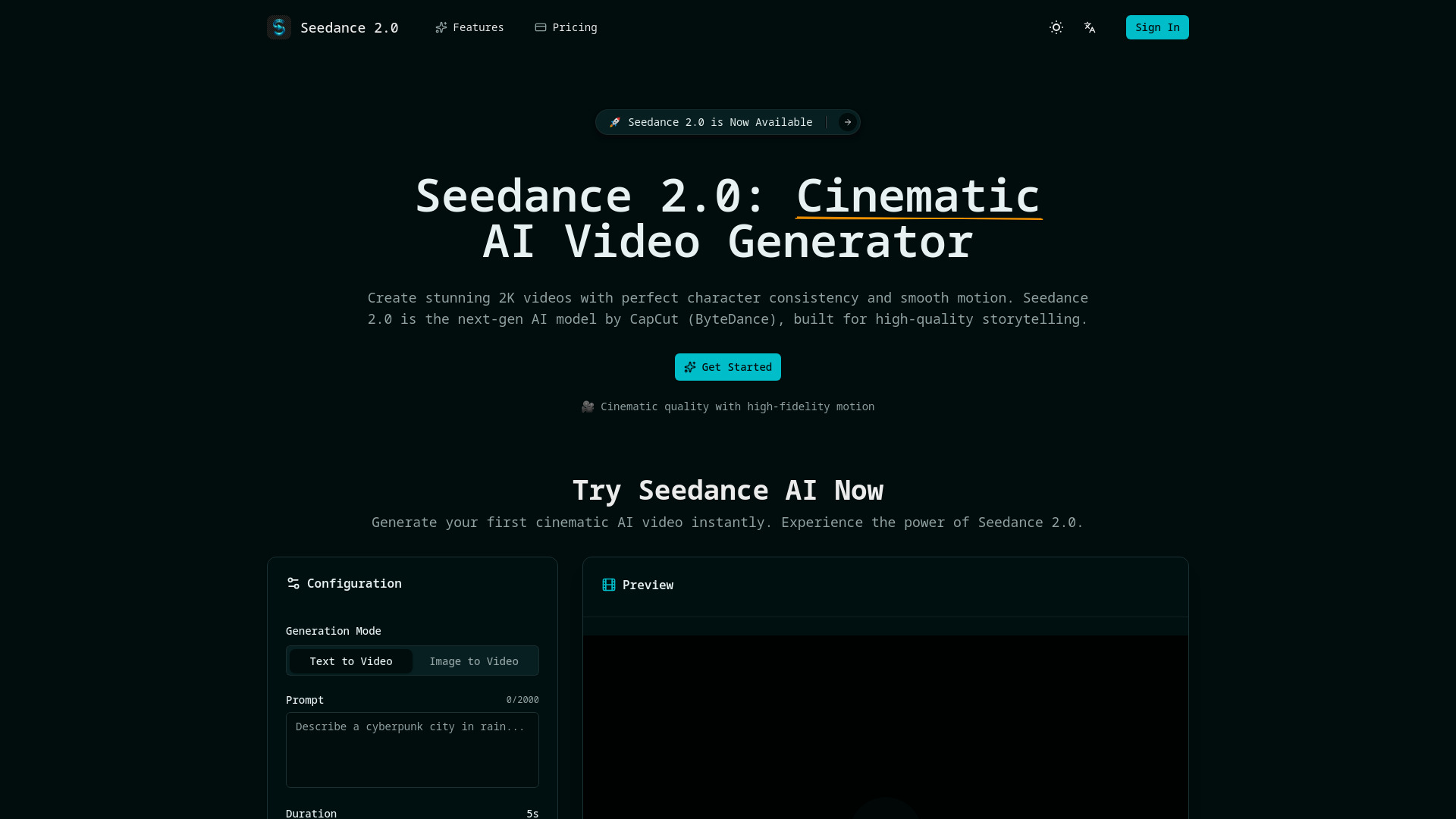 Seedance 2.0
