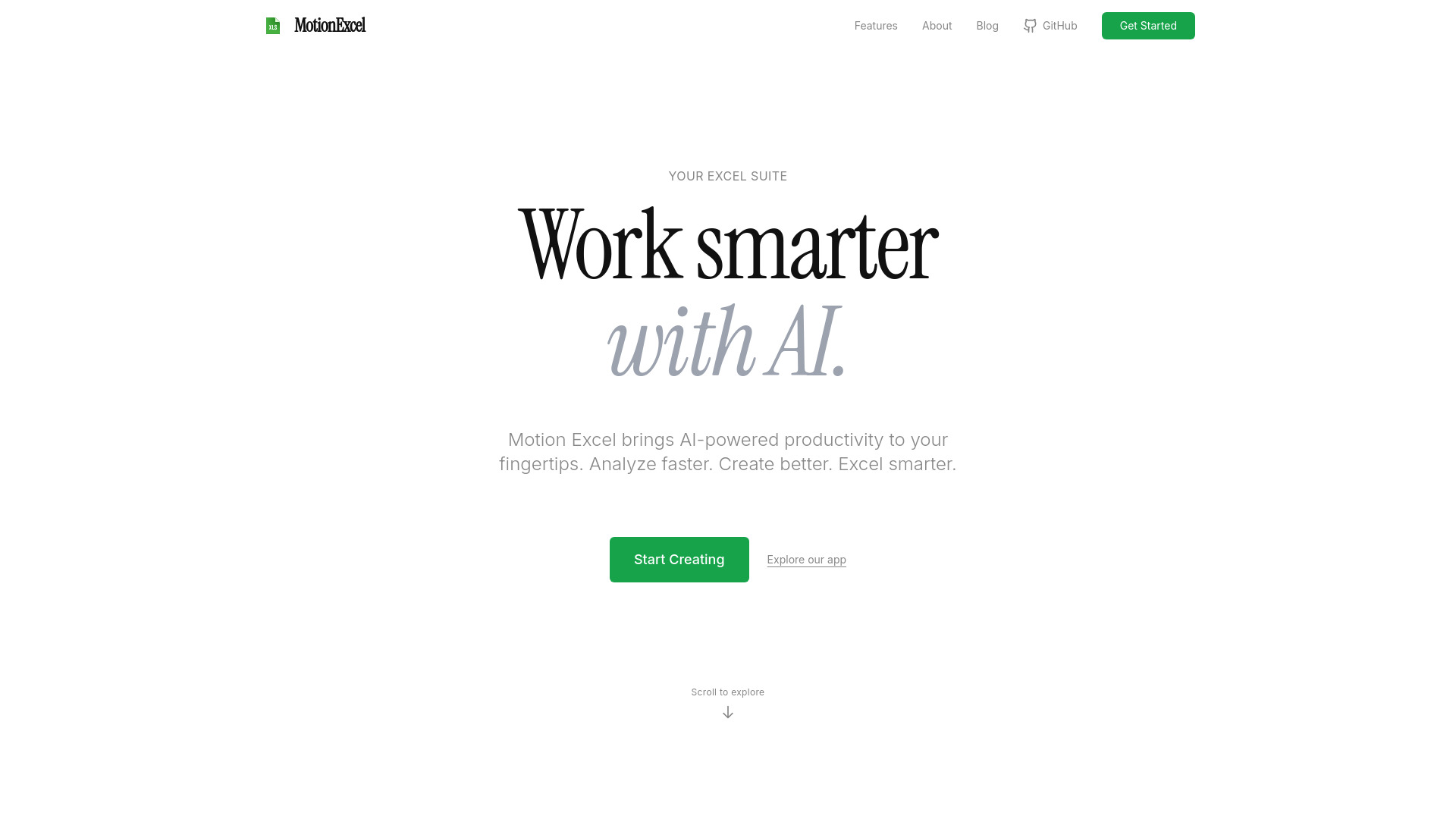 MotionExcel