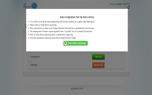 Auto Invigilation Extension - 谷歌插件
