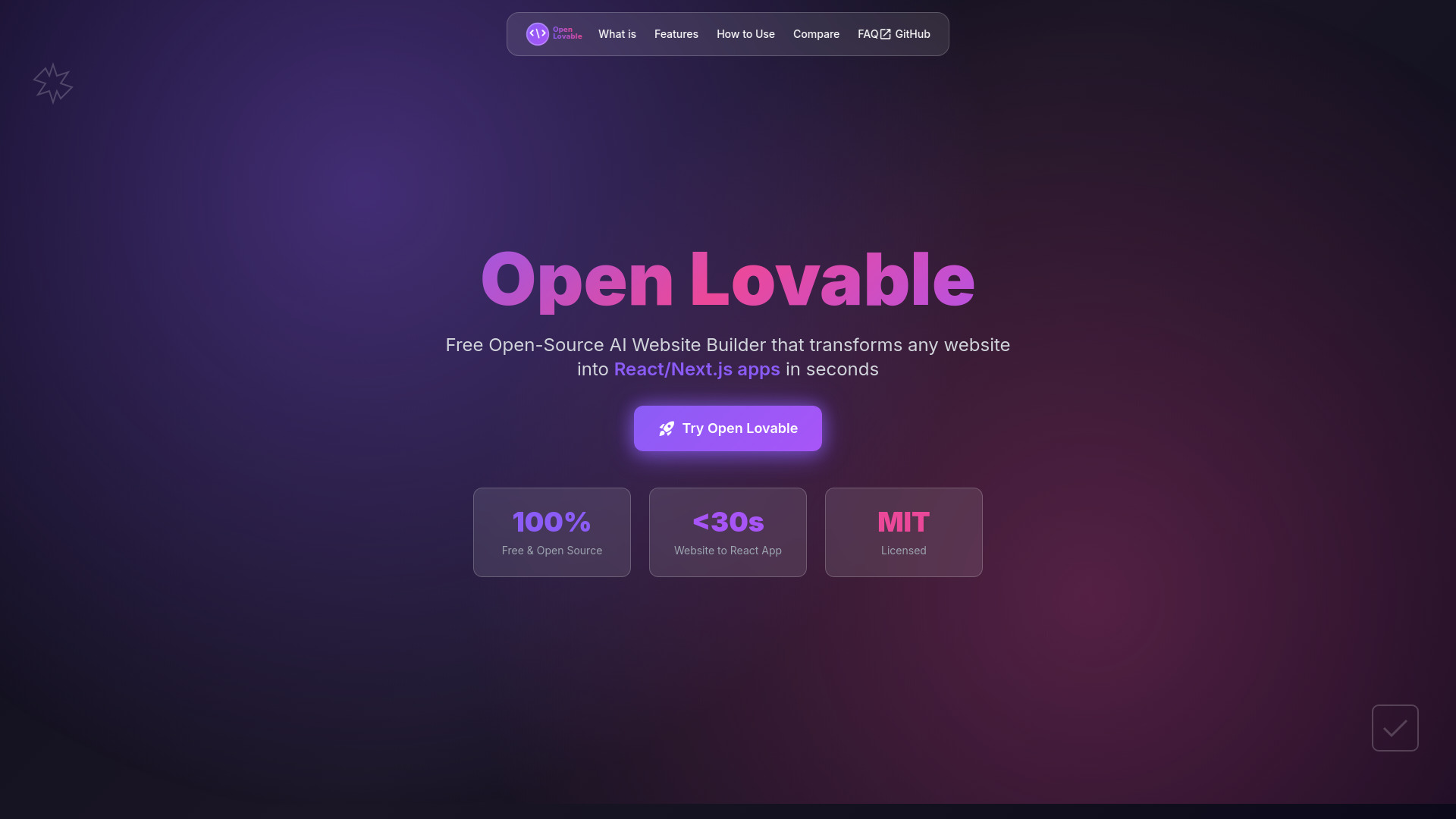 Open Lovable