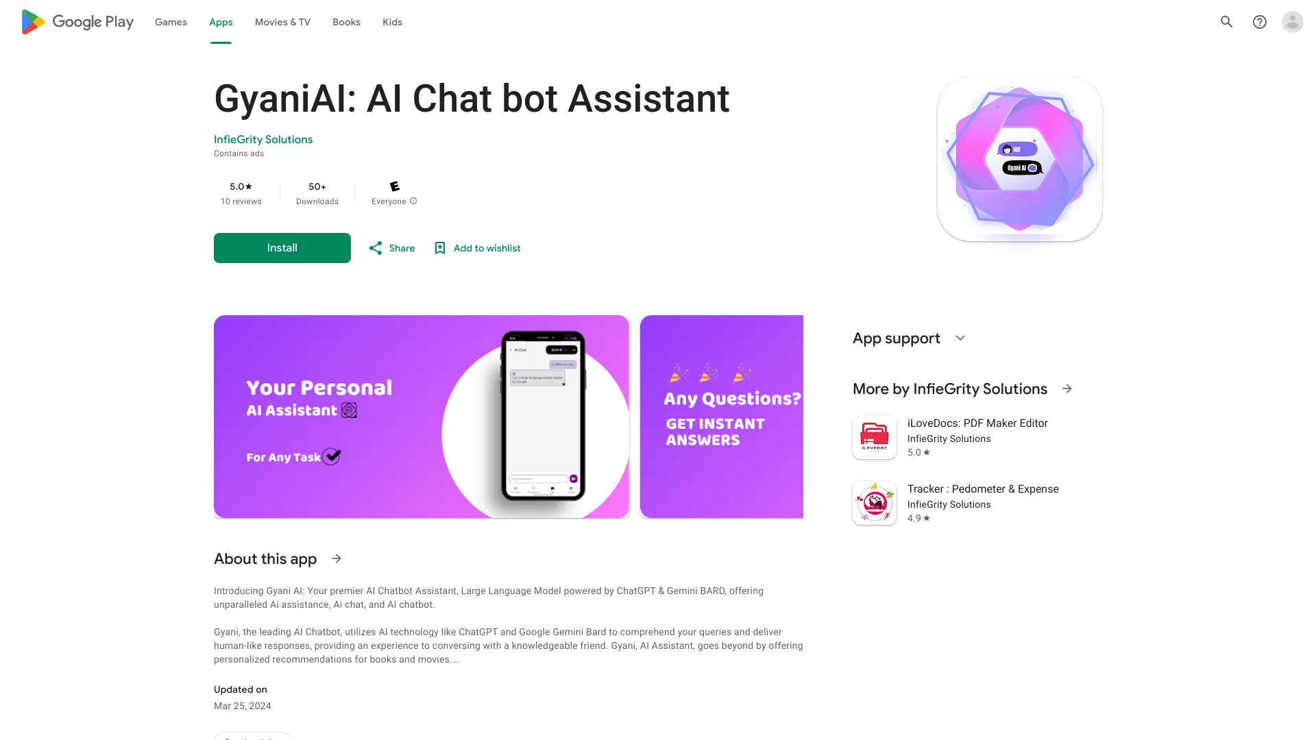 Gyani AI Chatbot