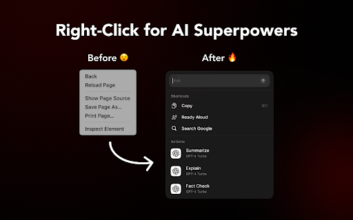 AI Right-Click Extension - 谷歌插件