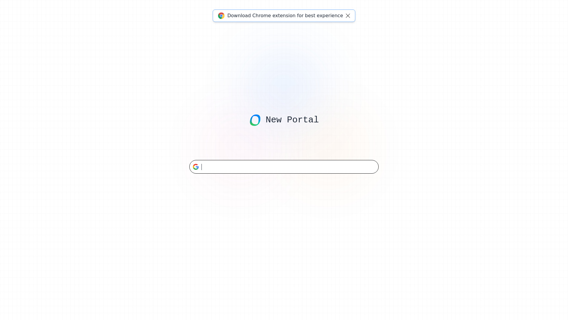 New Portal