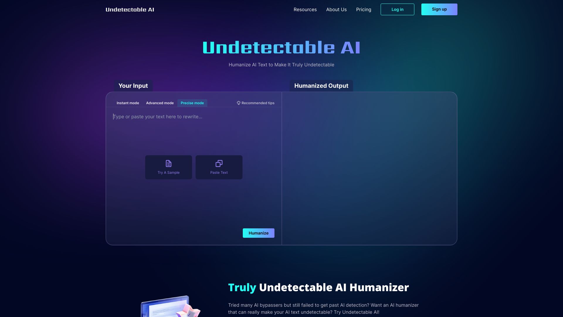 Uncheck AI