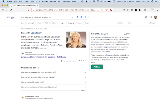 TruthGPT for Google™ extension - 谷歌插件