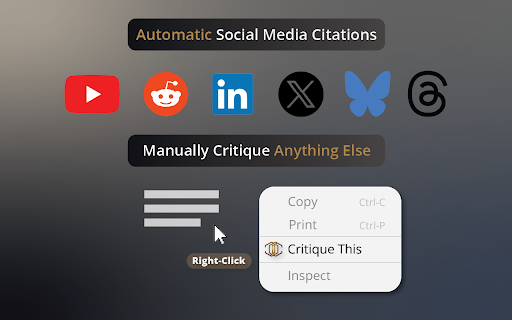 Critique AI Browser Companion - 谷歌插件