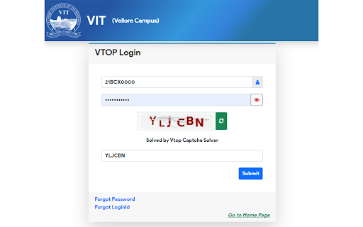Vtop Captcha Solver Extension - 谷歌插件