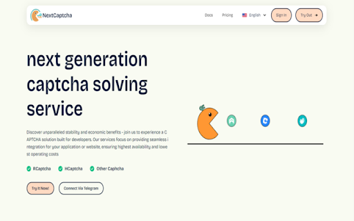 Online service for automated captcha solving - 谷歌插件