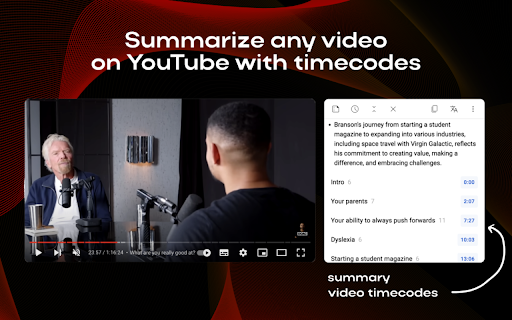 YouTube Video Summarizer - 谷歌插件