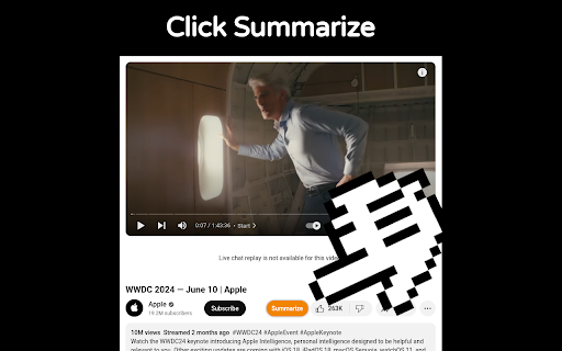 Summarize YouTube Videos - 谷歌插件