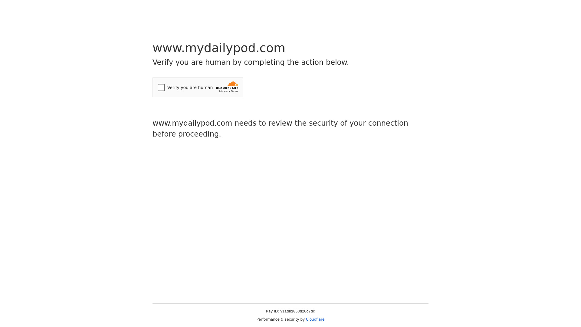 My Daily Pod