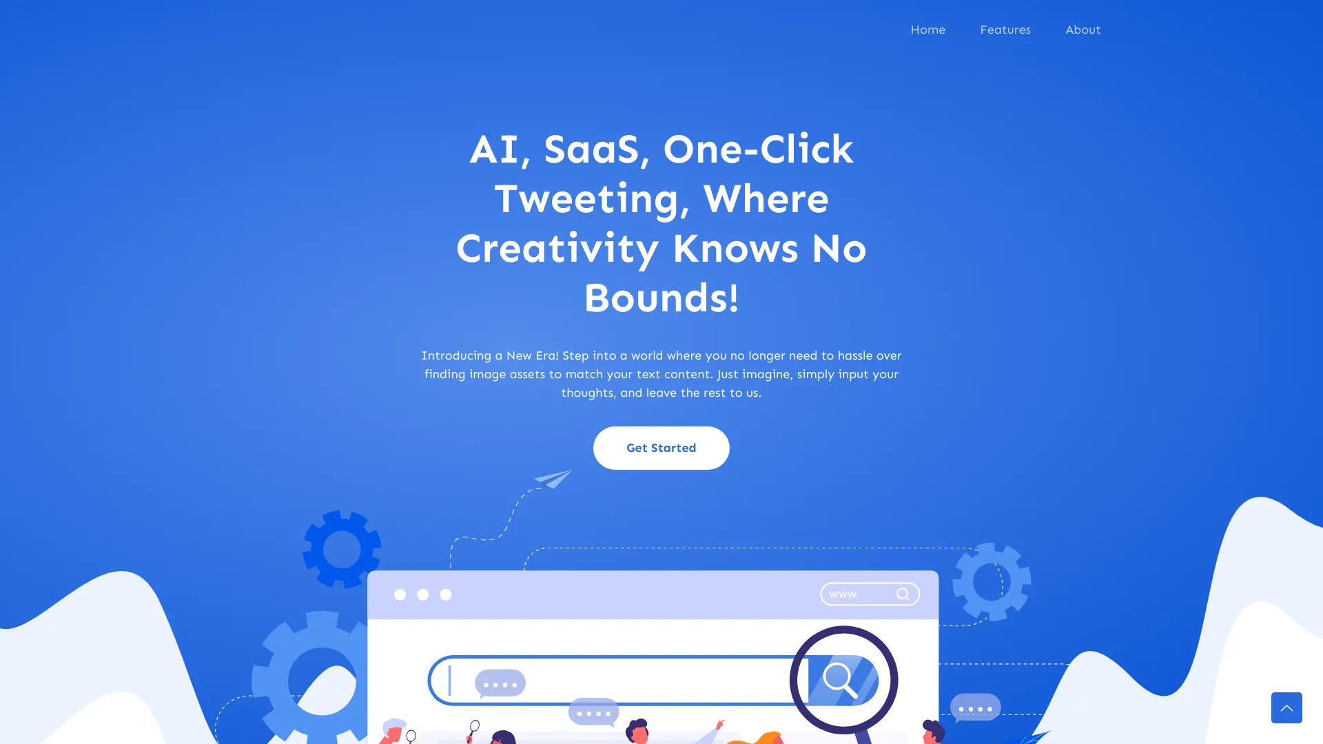 AI, SaaS, One-Click Tweeting