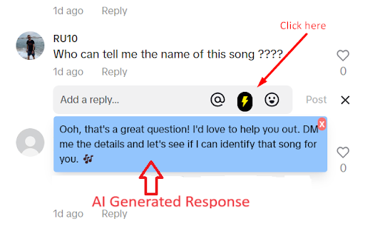 TikTok Comment Generator - 谷歌插件