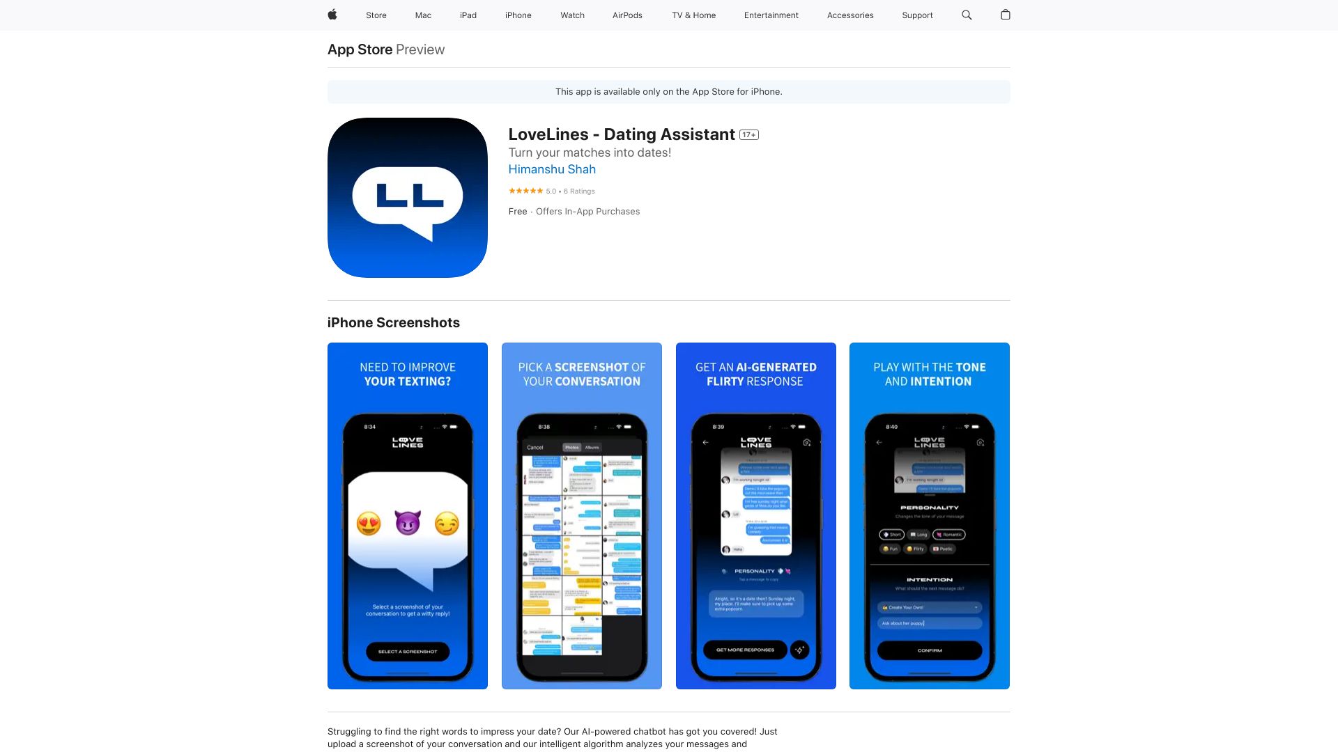 LoveLines - Dating Assistant