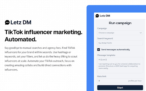 TikTok Influencer Finder - 谷歌插件