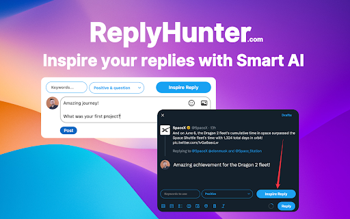Reply Hunter - 谷歌插件
