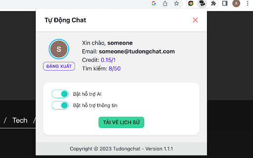 Tự động Chat - 谷歌插件