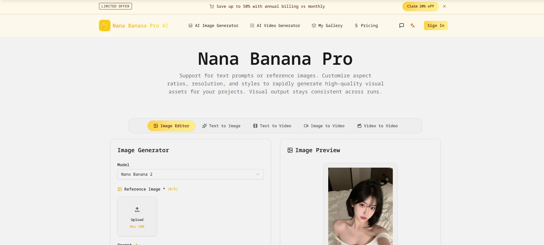 Nana Banana Pro AI