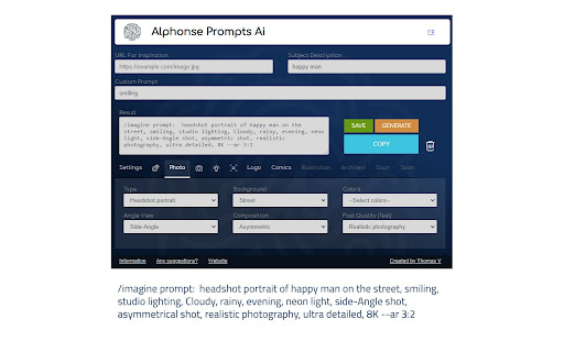 AI Prompt Generator - 谷歌插件