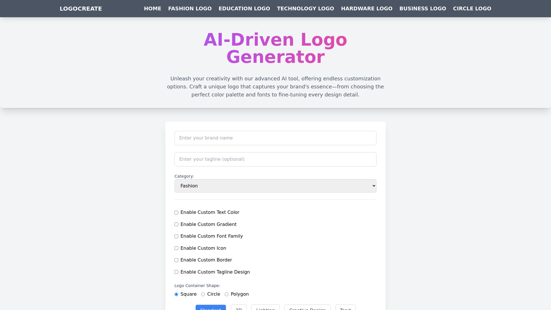 LogoCreate Online