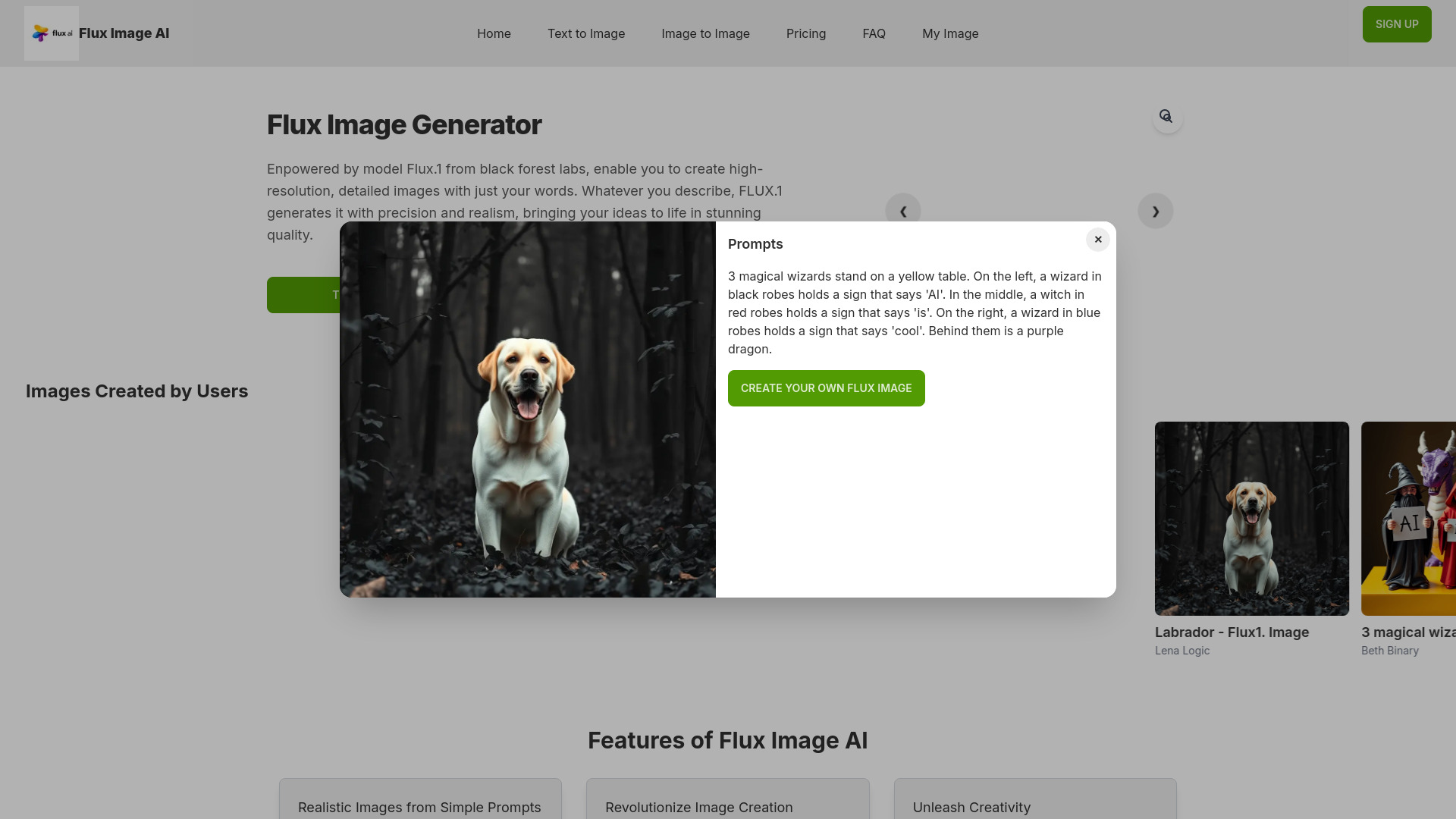 Flux Image AI Generator