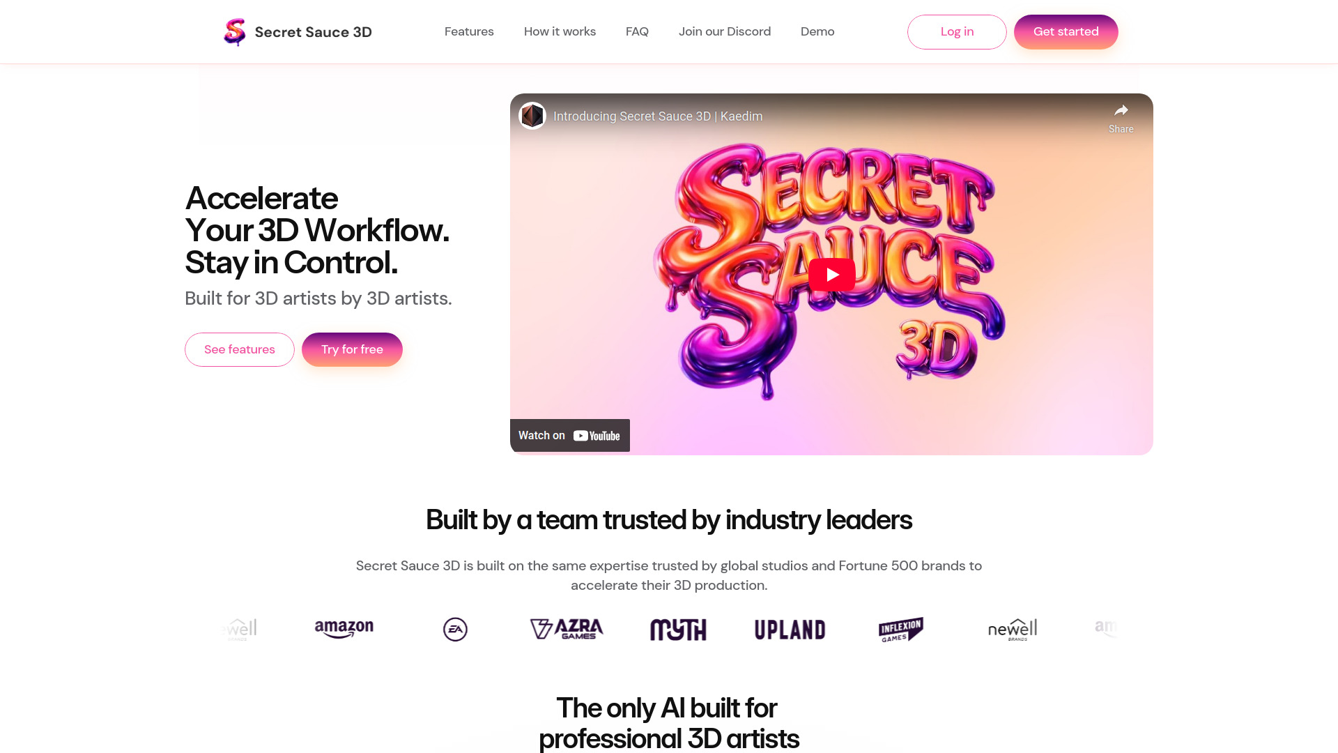 Secret Sauce 3D