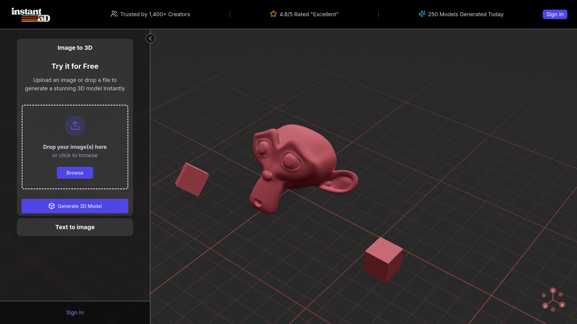 Instant 3D AI