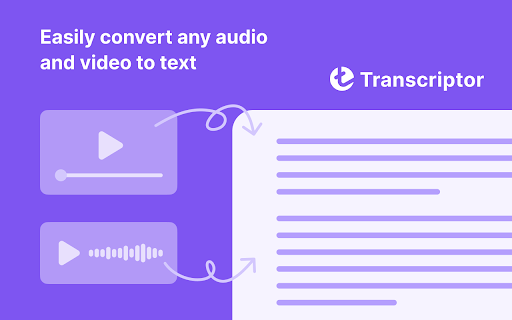 Audio-to-text conversion tool - 谷歌插件