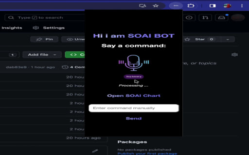 SOAI voice control extension - 谷歌插件