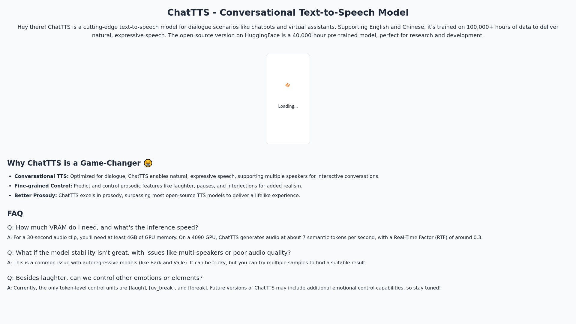ChatTTS