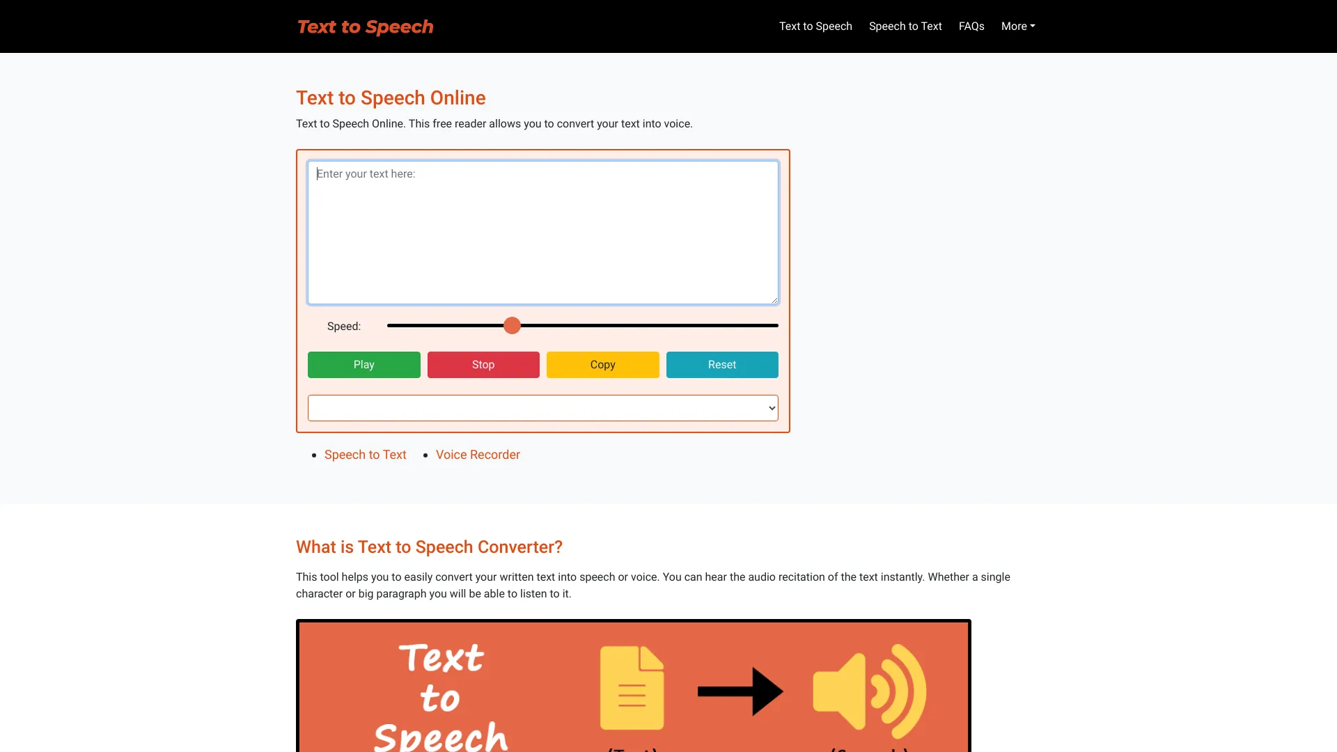 Free Text to Speech Online