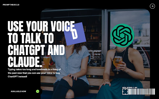 Promptheus 2 - Talk to ChatGPT - 谷歌插件