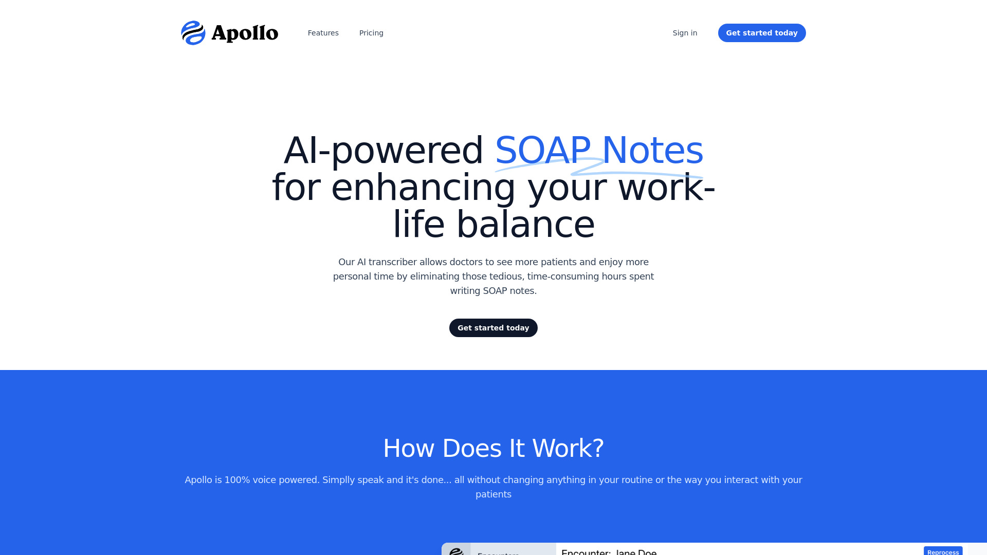 Apollo Health AI