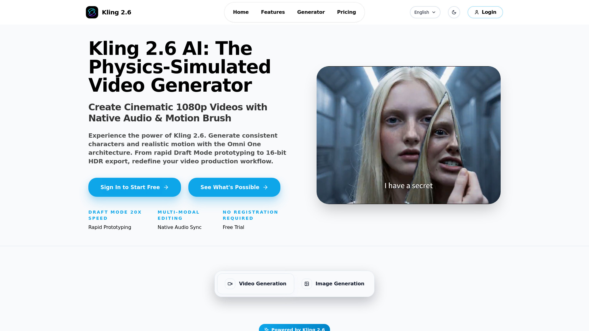 Kling 2.6 AI