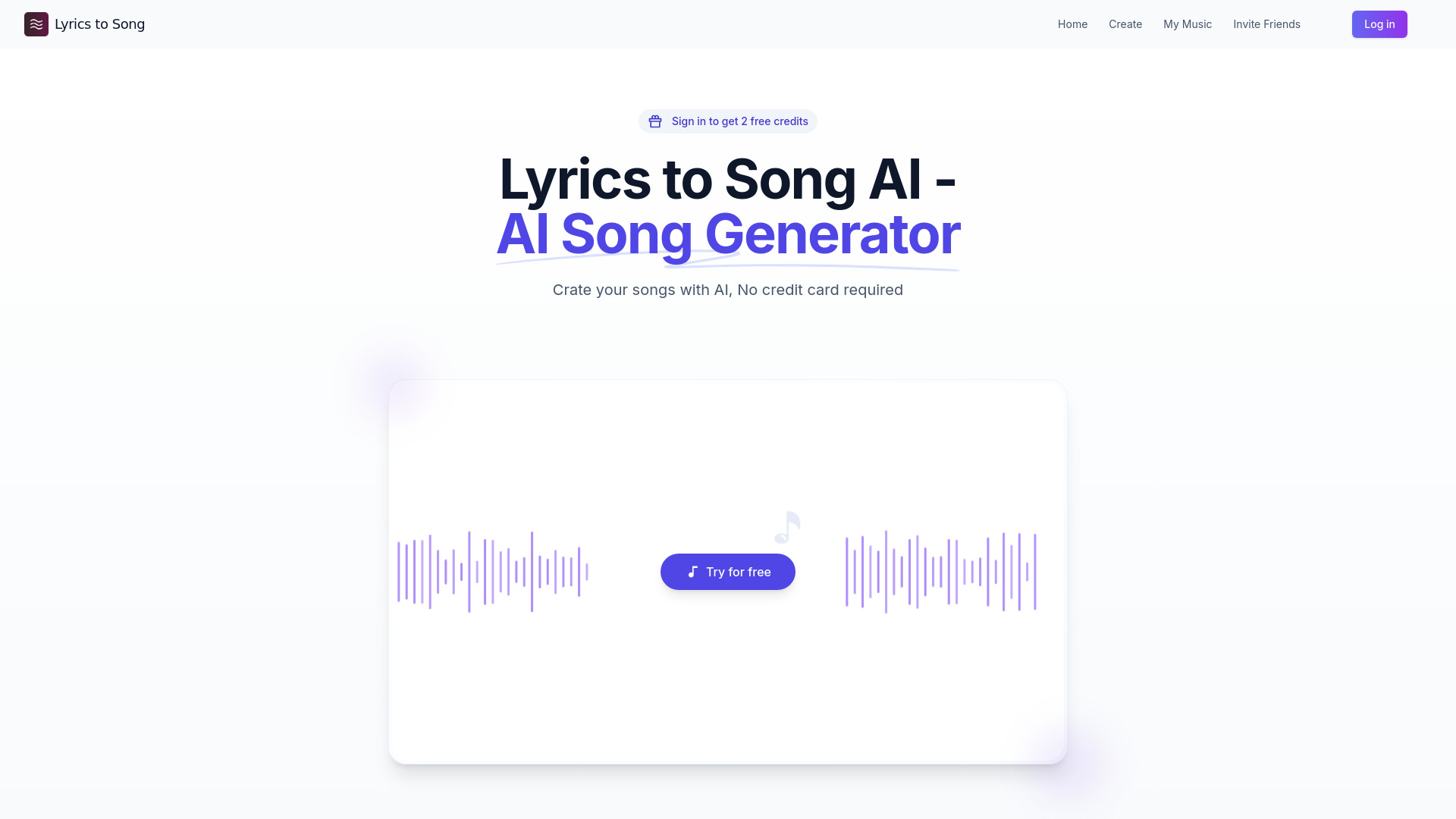 Lyrics to Song AI