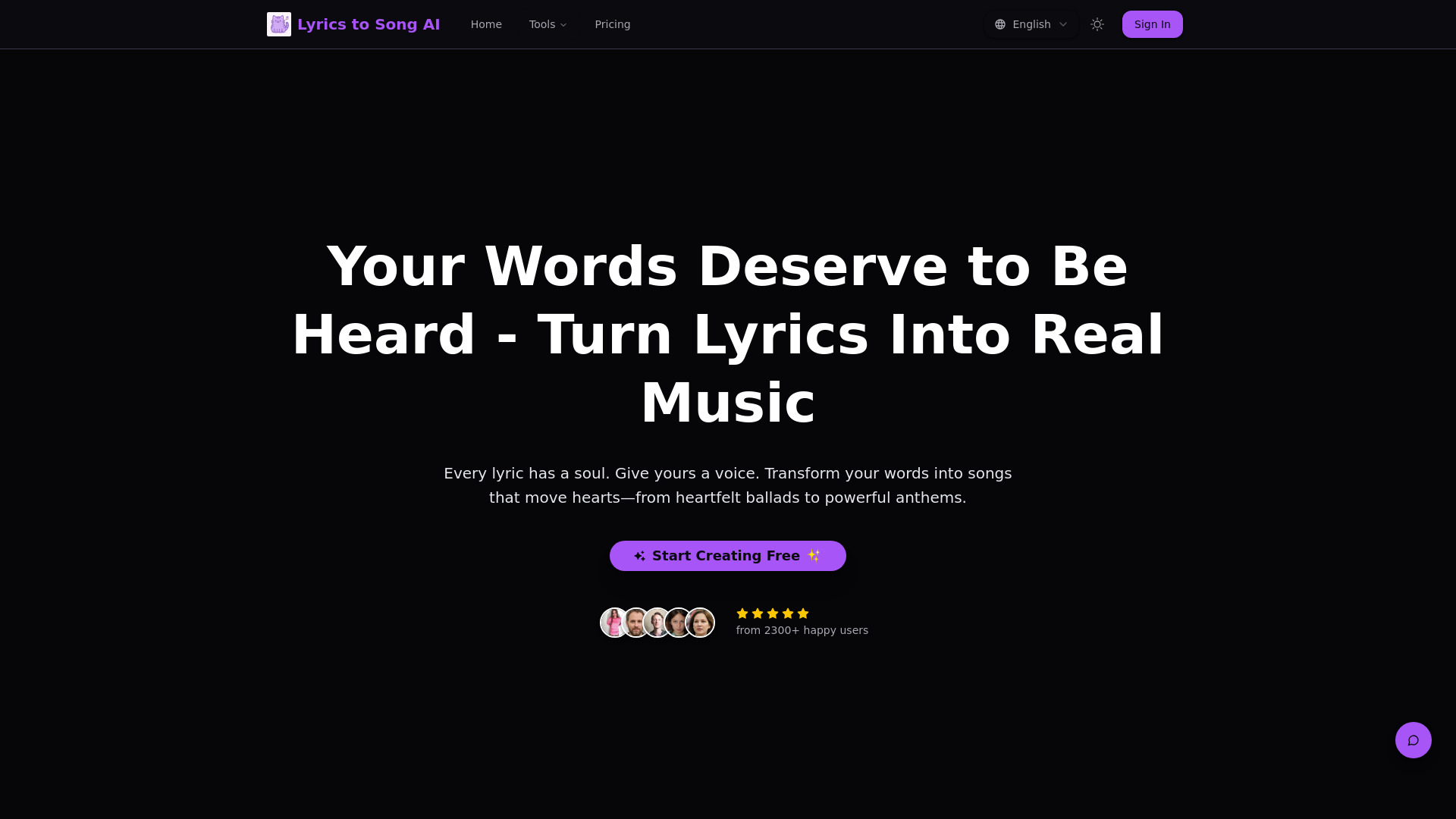 Lyrics To Song AI