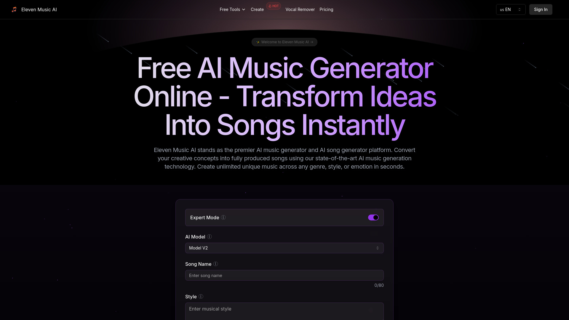 Eleven Music AI