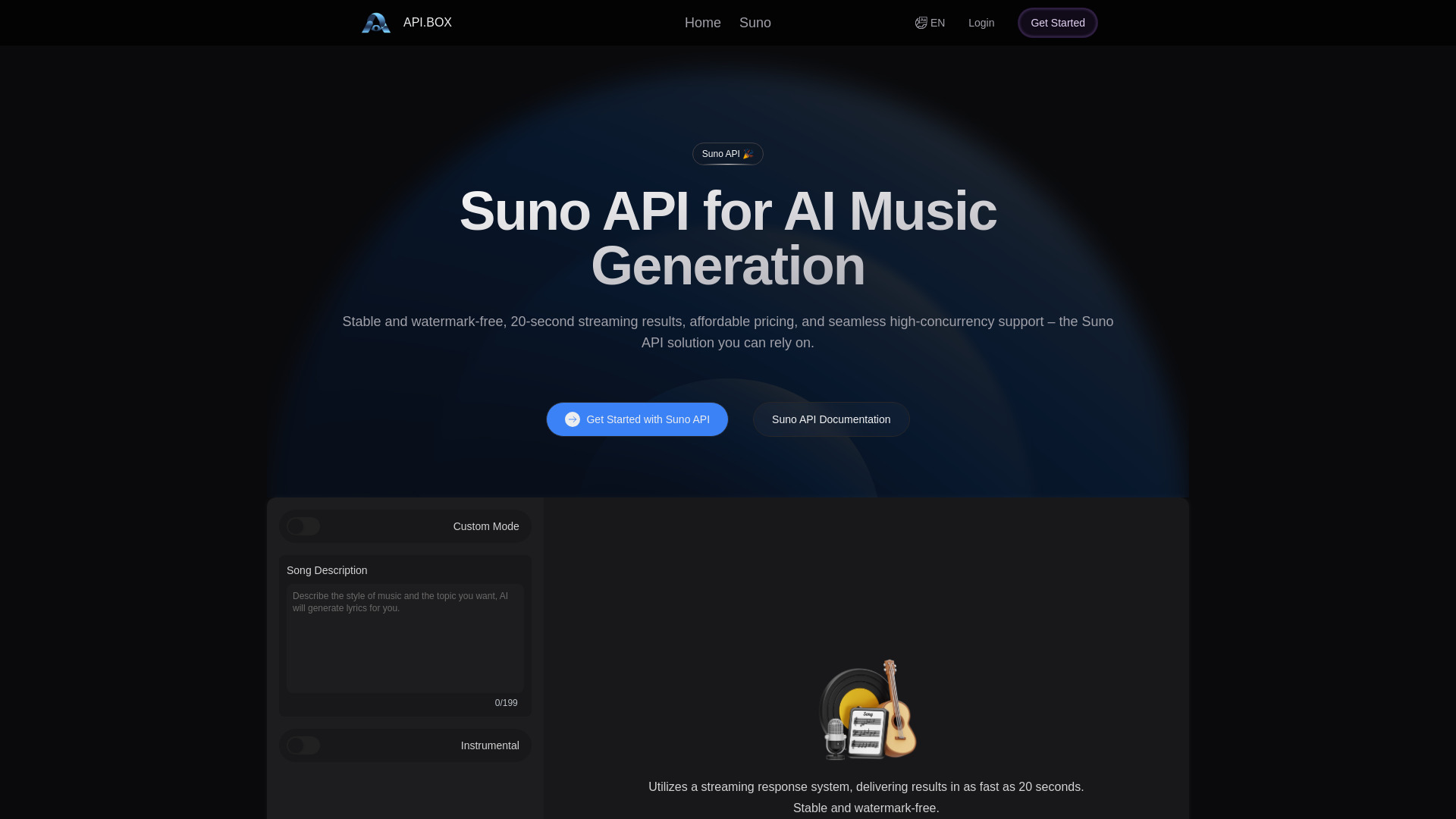 API.box: Suno API